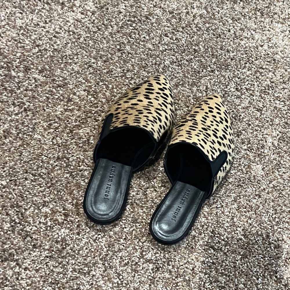 Jenni Kayne Leopard Print Slip-On Shoes